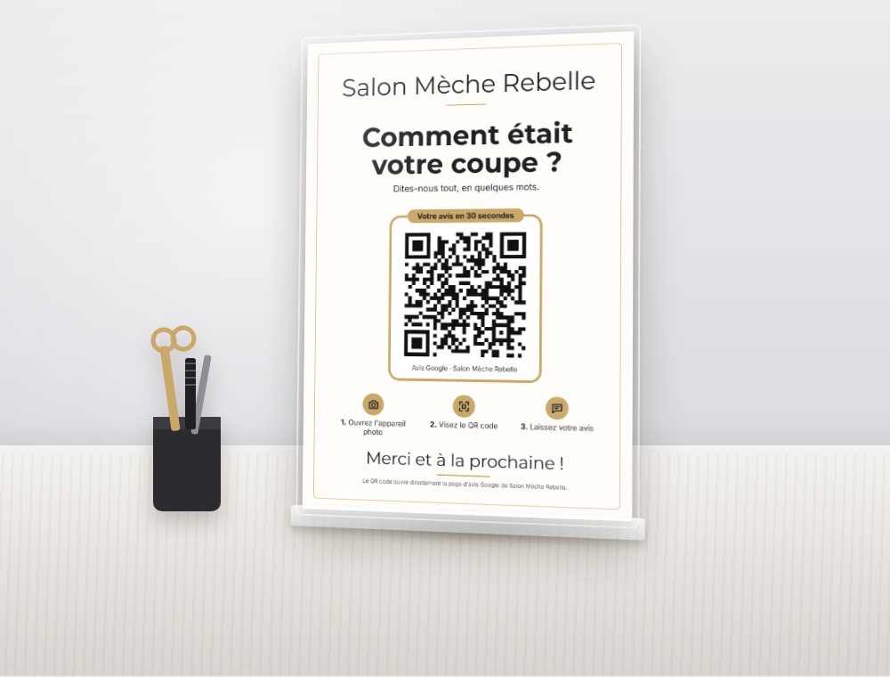 Affiche d'exemple : Coiffeur