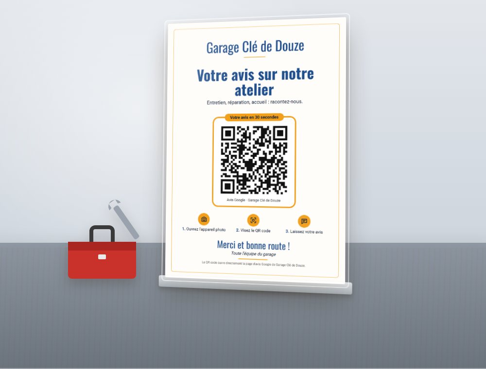 Affiche d'exemple : Garagiste